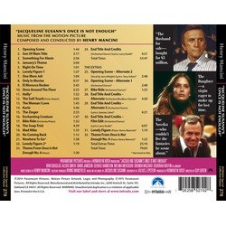 Jacqueline Susann's Once Is Not Enough Soundtrack (Henry Mancini) - CD Back cover