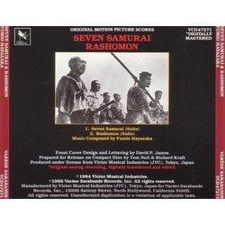 Seven Samurai / Rashomon Soundtrack (Fumio Hayasaka) - CD Trasero