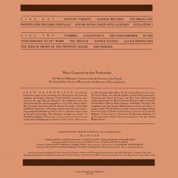 Danton Soundtrack (Jean Prodromids) - CD Back cover