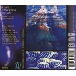 Oasis Soundtrack ( Tangerine Dream) - CD Back cover
