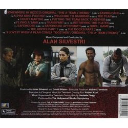 The A-Team Soundtrack (Alan Silvestri) - CD Back cover