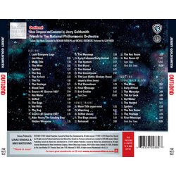Outland Soundtrack (Jerry Goldsmith) - CD Achterzijde