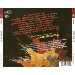 Knight and Day Soundtrack (John Powell) - CD Back cover