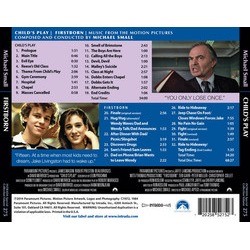 Child's Play / Firstborn Soundtrack (Michael Small) - CD Back cover