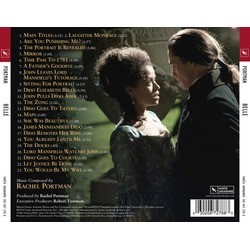 Belle Soundtrack (Rachel Portman) - CD Back cover