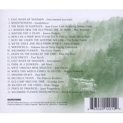 The Appalachians Soundtrack (Various Artists) - CD Back cover