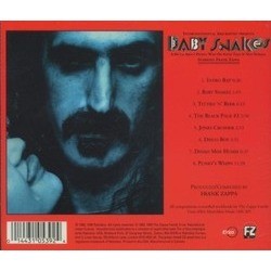 Baby Snakes Soundtrack (Frank Zappa) - CD Back cover