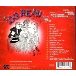 Do Re Mi Soundtrack (Betty Comden, Adolph Green, Jule Styne) - CD Trasero