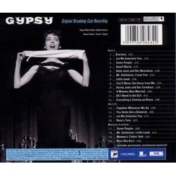 Gypsy Soundtrack (Stephen Sondheim, Jule Styne) - CD Back cover