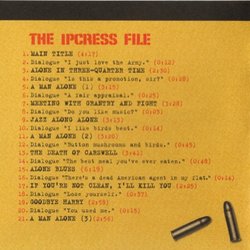 The Ipcress File Soundtrack (John Barry) - CD Back cover