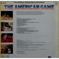 The American Game Soundtrack (Various Artists, Jeffrey Kaufman) - CD Back cover