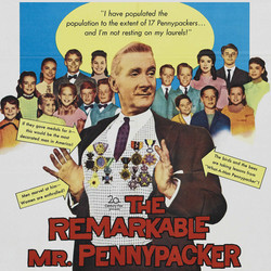 No Down Payment / The Remarkable Mr. Pennypacker Soundtrack (Leigh Harline) - CD cover