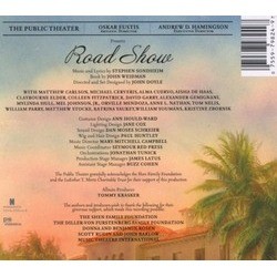 Roadshow Soundtrack (Stephen Sondheim, Stephen Sondheim) - CD Back cover