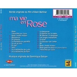 Ma Vie en Rose Soundtrack (Dominique Dalcan) - CD Back cover