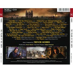 The Pillars of the Earth Soundtrack (Trevor Morris) - CD Back cover