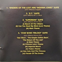 Big Screen Adventure Soundtrack (Roy Budd, John Williams) - CD Back cover