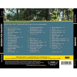 Sounder / Decision for Chemistry Soundtrack (Alex North) - CD Back cover