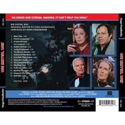 Die Sister, Die! Soundtrack (Hugo Friedhofer) - CD Back cover