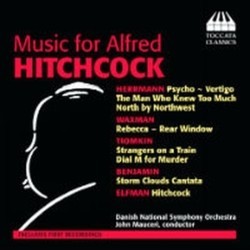 Music for Alfred Hitchcock Soundtrack (Arthur Benjamin, Danny Elfman, Bernard Herrmann, Dimitri Tiomkin, Franz Waxman) - CD cover