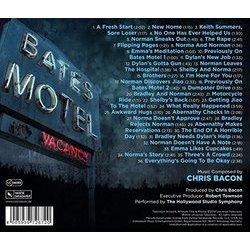 Bates Motel Soundtrack (Chris Bacon) - CD Back cover