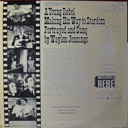 Nashville Rebel Soundtrack (Waylon Jennings) - CD Back cover