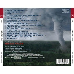 Into the Storm Soundtrack (Brian Tyler) - CD Back cover