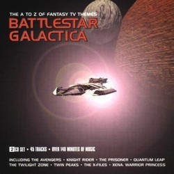 Battlestar Galactica - The A to Z of Fantasy TV Themes Soundtrack (Various Artists) - CD cover