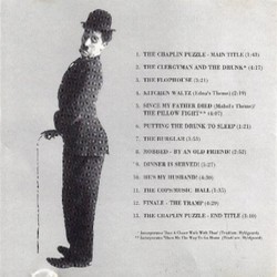 The Chaplin Puzzle Soundtrack (Sren Hyldgaard) - CD Back cover
