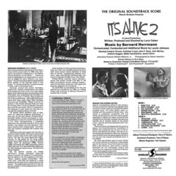 It's Alive 2 Soundtrack (Bernard Herrmann) - CD Back cover