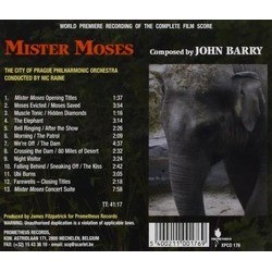 Mister Moses Soundtrack (John Barry) - CD Back cover