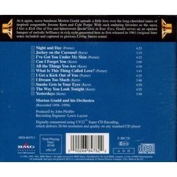 Kern and Porter Favourites Soundtrack (Morton Gould, Jerome Kern, Cole Porter) - CD Back cover