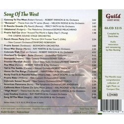 The Golden Age of Light Music: Song Of The West Soundtrack (Various Artists, Various Artists) - CD Back cover