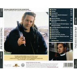 A Prayer for the Dying Soundtrack (Bill Conti) - CD Back cover