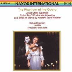 The Phantom of the Opera Soundtrack (Richard Hayman, Andrew Lloyd Webber) - CD cover