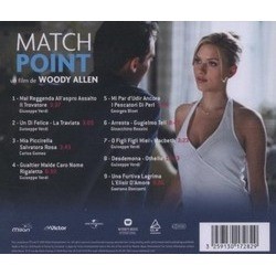 Match Point Soundtrack (Various Artists) - CD Back cover