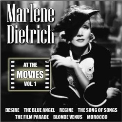 At The Movies, Vol.1 - Marlene Dietrich Soundtrack (Various Artists, Marlene Dietrich) - CD cover