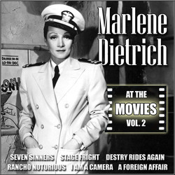 At the Movies, Vol. 2 - Marlene Dietrich Soundtrack (Various Artists, Marlene Dietrich) - CD cover