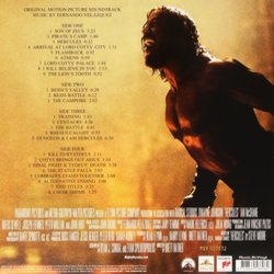 Hercules Soundtrack (Fernando Velzquez) - CD Back cover