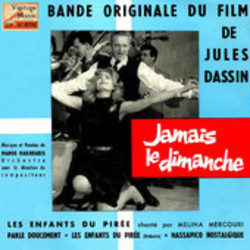 Jamais le Dimanche Soundtrack (Manos Hadjidakis) - Cartula