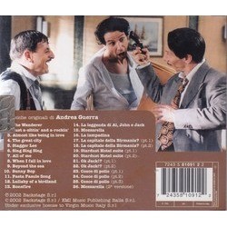 La Leggenda di Al, John e Jack Soundtrack (Andrea Guerra) - CD Back cover