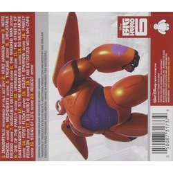 Big Hero 6 Soundtrack (Henry Jackman) - CD Back cover