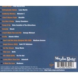 Maybe Baby Soundtrack (Various Artists) - CD Back cover