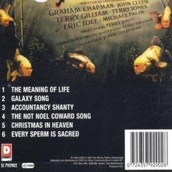 The Meaning of Life Soundtrack (John Du Prez, Eric Idle) - CD Back cover