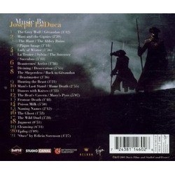 Pakt der Wlfe Soundtrack (Joseph LoDuca) - CD Back cover
