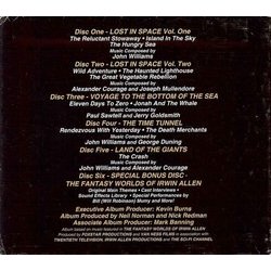 The Fantasy Worlds Of Irwin Allen Soundtrack (Alexander Courage, George Duning, Jerry Goldsmith, Joseph Mullendore, Paul Sawtell, John Williams) - cd-inlay