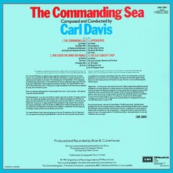 The Commanding Sea Soundtrack (Carl Davis) - CD Back cover