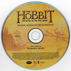 The Hobbit: The Battle of the Five Armies Bande Originale (Howard Shore) - cd-inlay
