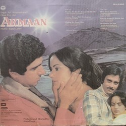 Armaan Soundtrack (Indeevar , Various Artists, Bappi Lahiri) - CD Back cover