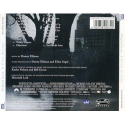 A Civil Action Soundtrack (Danny Elfman) - CD Back cover