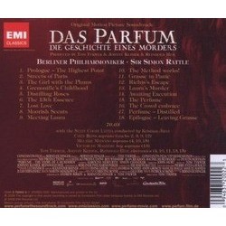 Das Parfum: Die Geschichte Eines Mrders Soundtrack (Reinhold Heil, Johnny Klimek, Tom Tykwer) - CD Achterzijde